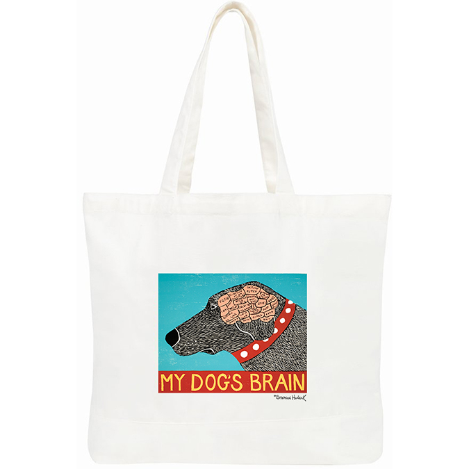 My Dog's Brain - Tote Bag | Dog Mountain, VT - Stephen Huneck